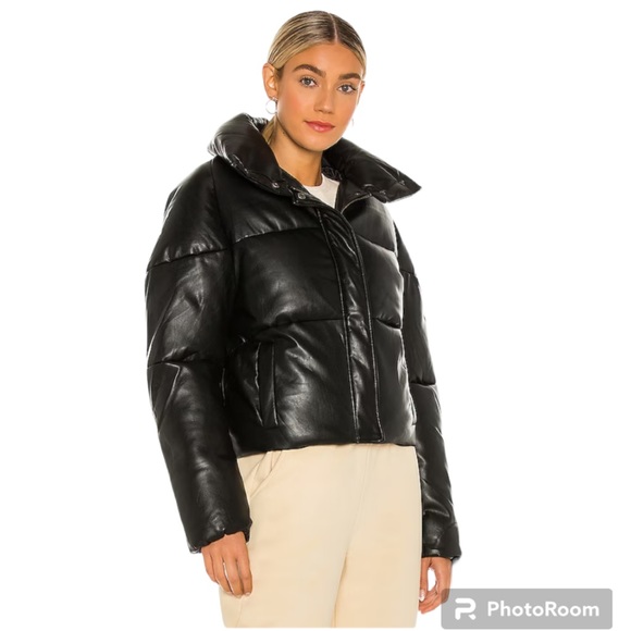 NWT Apparis Jemma Puffer Jacket in Noir Size Large - Picture 5 of 16